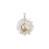 Pendentif bogue de châtaigne argent - La Petite Française