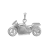 Pendentif moto argent - La Petite Française