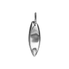 Pendentif planche de surf argent PM - La Petite Française