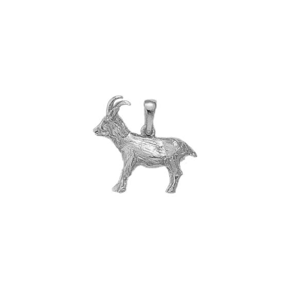 Pendentif chamois argent GM - La Petite Française
