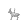 Pendentif chamois argent GM - La Petite Française