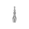 Pendentif quille de bowling argent - La Petite Française