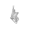 Pendentif patins à glace argent - La Petite Française