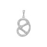 Pendentif Bretzel GM argent - La Petite Française