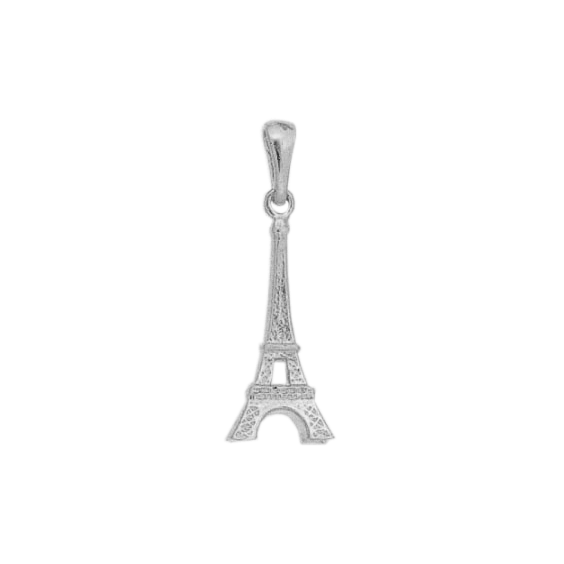 Pendentif tour Eiffel argent - 30 MM - La Petite Française