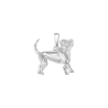 Pendentif chien Labrador argent - 21 MM - La Petite Française