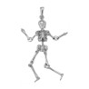 Pendentif squelette en argent - La Petite Française