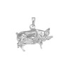Pendentif cochon argent - La Petite Française