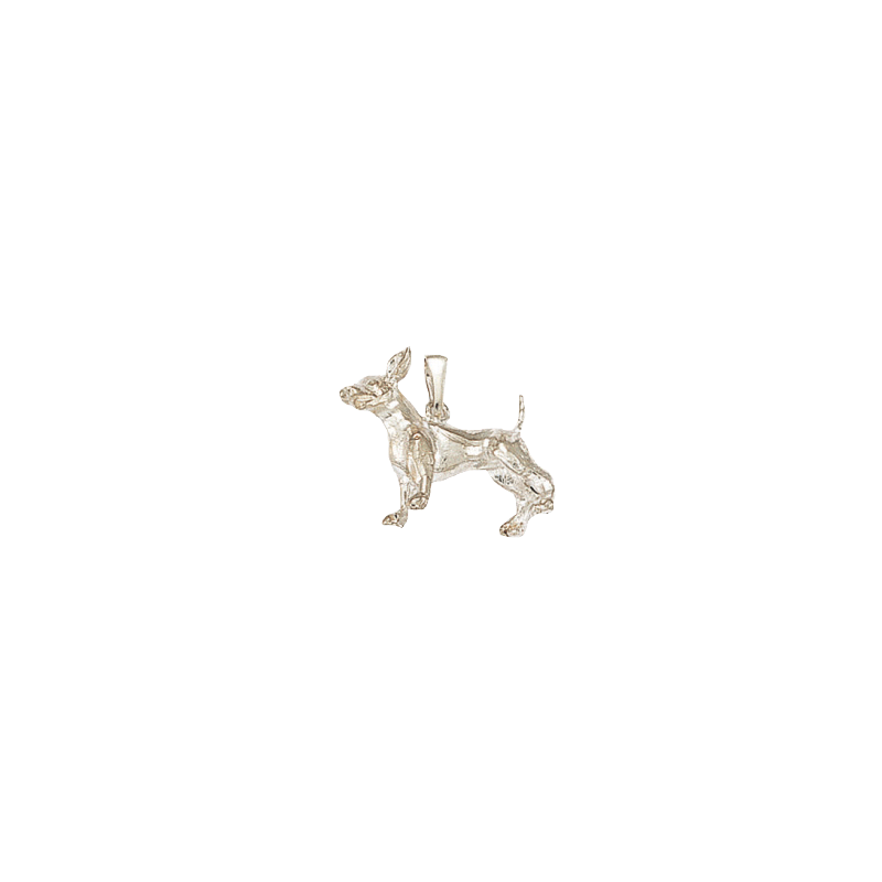 Pendentif chien Chihuahua argent - La Petite Française