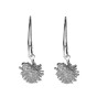 Boucles d'oreilles pendantes hérissons en argent - La Petite Française