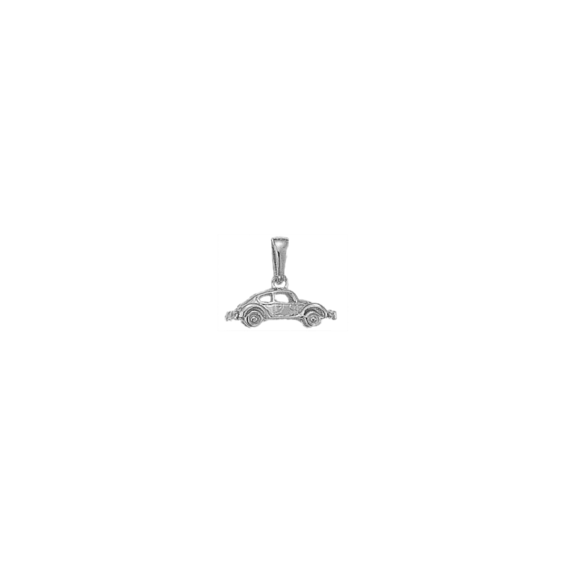 Pendentif voiture coccinelle argent - La Petite Française