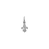 Pendentif enfant Fleur de Lys argent - 10 MM - La Petite Française