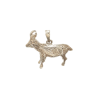 Pendentif chamois argent - La Petite Française