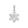 Pendentif cristal de glace argent - La Petite Française