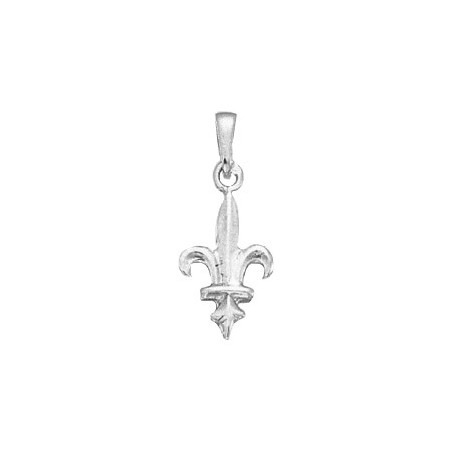 Pendentif Fleur de Lys argent - 17 MM - La Petite Française