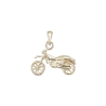 Pendentif moto-cross argent - La Petite Française