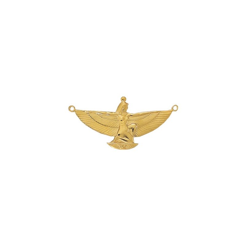 Pectoral déesse Isis Or 9 carats jaune - La Petite Française