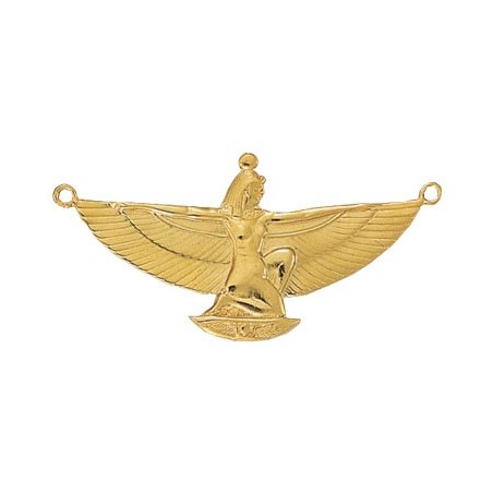 Pectoral déesse Isis Or 9 carats jaune - La Petite Française