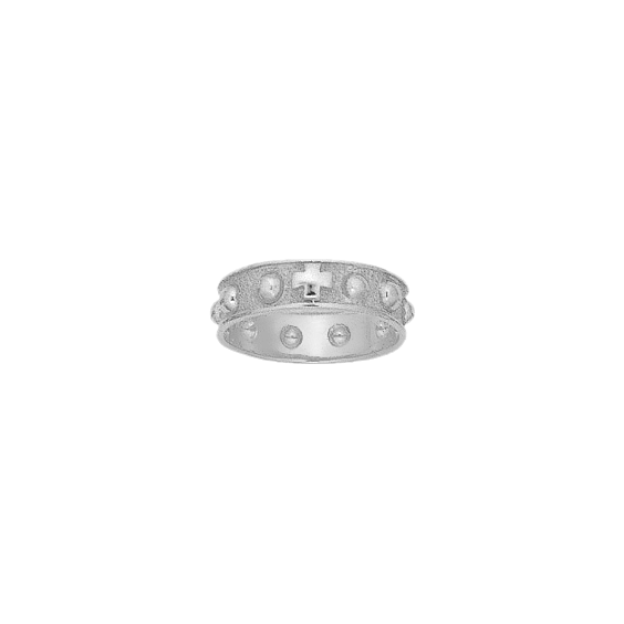 Anneau dizainier Or 9 carats gris - 5 MM - La Petite Française