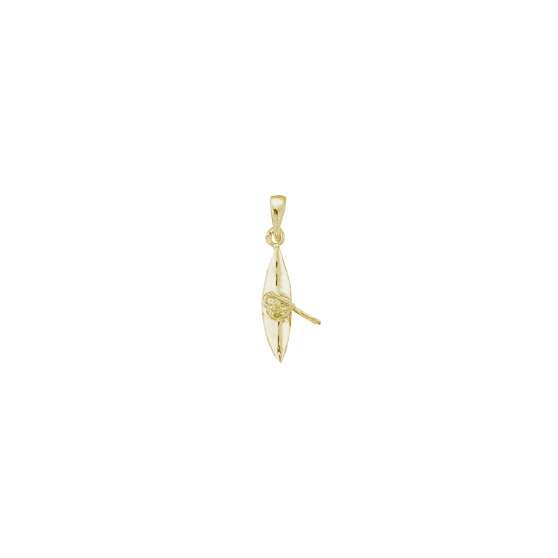 Pendentif canoë C1 Or 9 carats jaune - La Petite Française