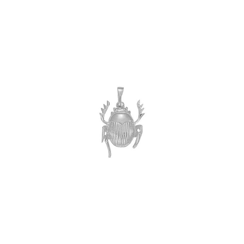 Pendentif scarabée Or 9 carats gris - 27 MM - La Petite Française