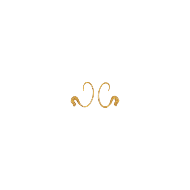 Boucles d'oreilles Antiques Or 9 carats jaune - La Petite Française