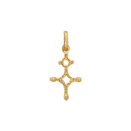 Croix de Lorraine Or 9 carats jaune- 41 MM - Fabrication Fra