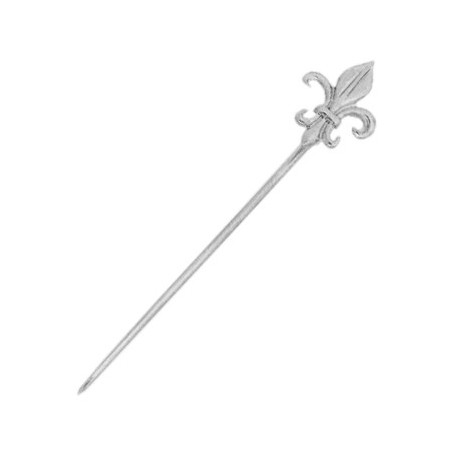 Epingle fleur de lys Or 9 carats gris - La Petite Française