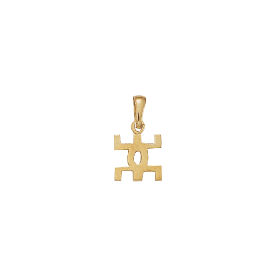 Pendentif symbole Berbère Or 9 carats jaune - 20 MM - La Petite Française