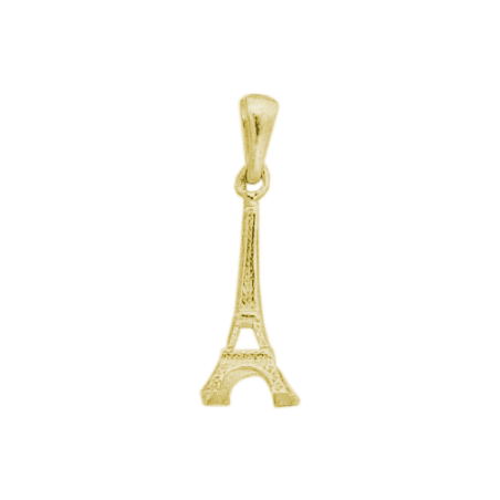 Pendentif tour Eiffel Or 9 carats jaune - La Petite Française