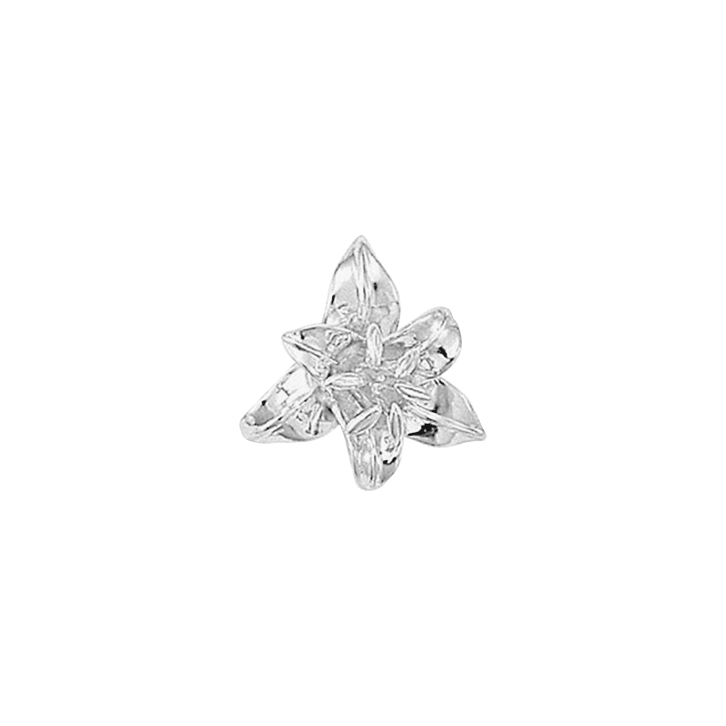 Pendentif fleur de Lys Or 9 carats gris - La Petite Française