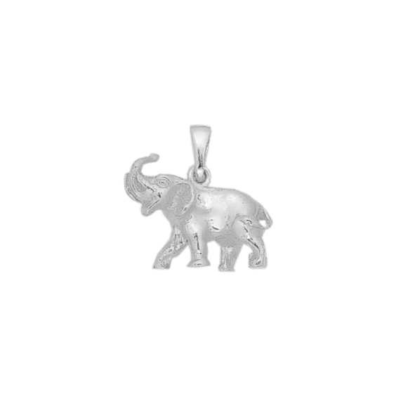 Pendentif éléphant Or 18 carats gris - La Petite Française