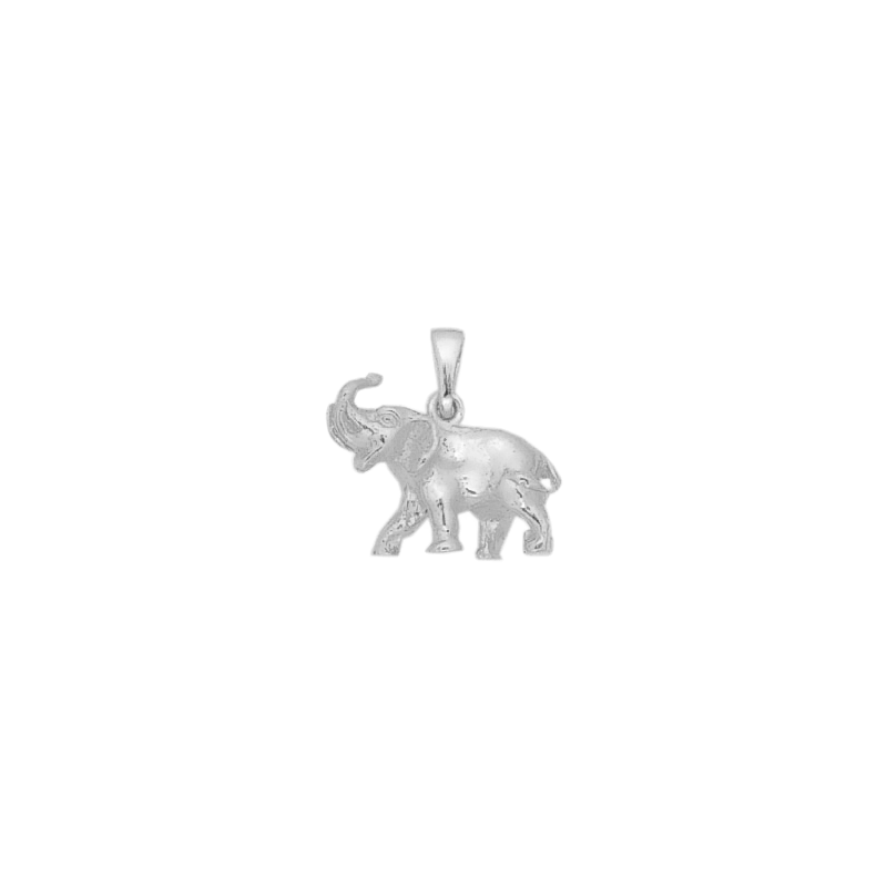 Pendentif éléphant Or 18 carats gris - La Petite Française