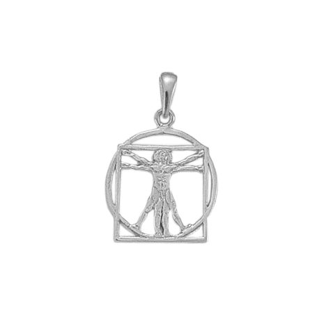 Pendentif homme universel Or 18 carats gris - La Petite Française