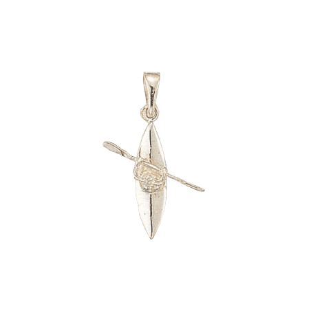 Pendentif kayak Or 18 carats gris - La Petite Française