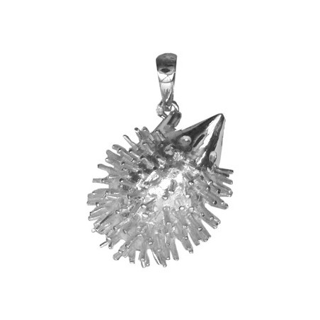 Pendentif hérisson GM Or 18 carats gris - La Petite Française