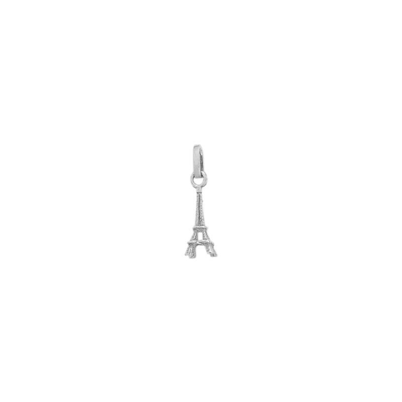 Pendentif tour Eiffel Or 18 carats gris - La Petite Française
