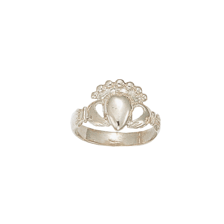 Bague de Claddagh Or 18 carats gris - La Petite Française