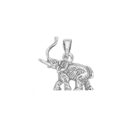 Pendentif éléphant Or 18 carats gris - La Petite Française