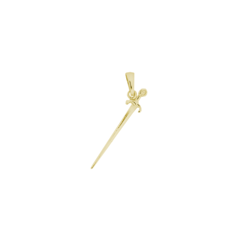 Pendentif épée Or 18 carats jaune - La Petite Française