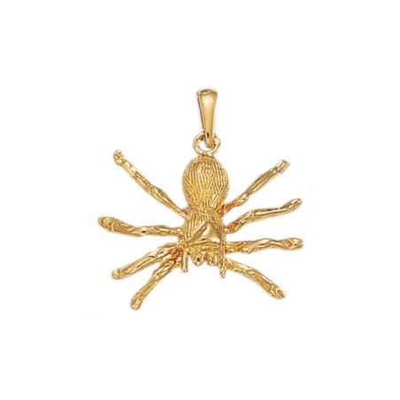 Pendentif araignée mygale Or 18 carats jaune - 29 MM - La Petite Française