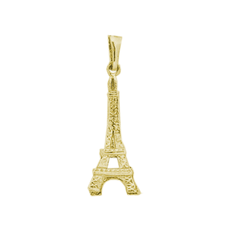 Pendentif tour Eiffel Or 18 carats jaune - La Petite Française