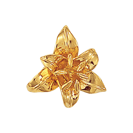 Pendentif fleur de Lys Or 18 carats jaune - La Petite Française