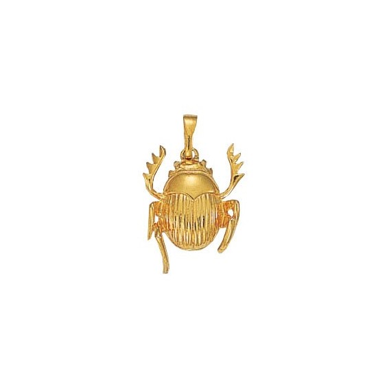 Pendentif scarabée Or 18 carats jaune - 27 MM - La Petite Française