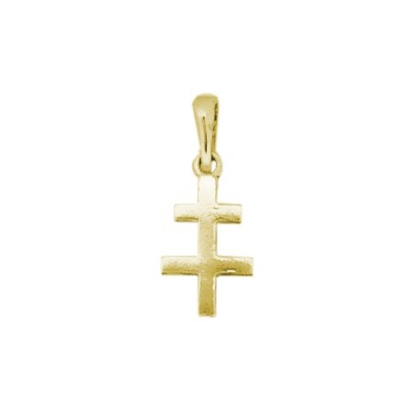 Croix de Lorraine PPM Or 18 carats jaune - La Petite Française