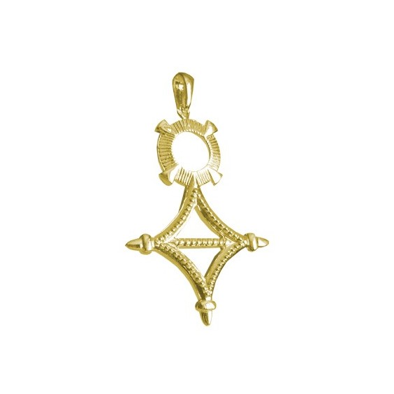 Croix du sud Or 18 carats jaune - 48 MM - La Petite Française