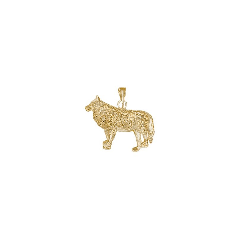 Pendentif loup or 18 carats jaune - La Petite Française - La Petite Française