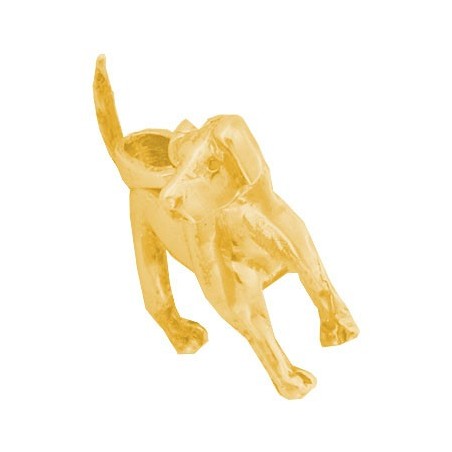 Pendentif chien Labrador Or 18 carats jaune - 21 MM - La Petite Française