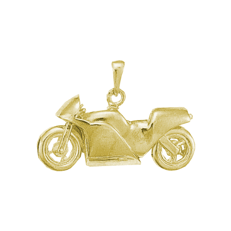 Pendentif moto Or 18 carats jaune - La Petite Française