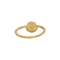 Bague Coquille Saint-Jacques Or 18 carats jaune - La Petite Française